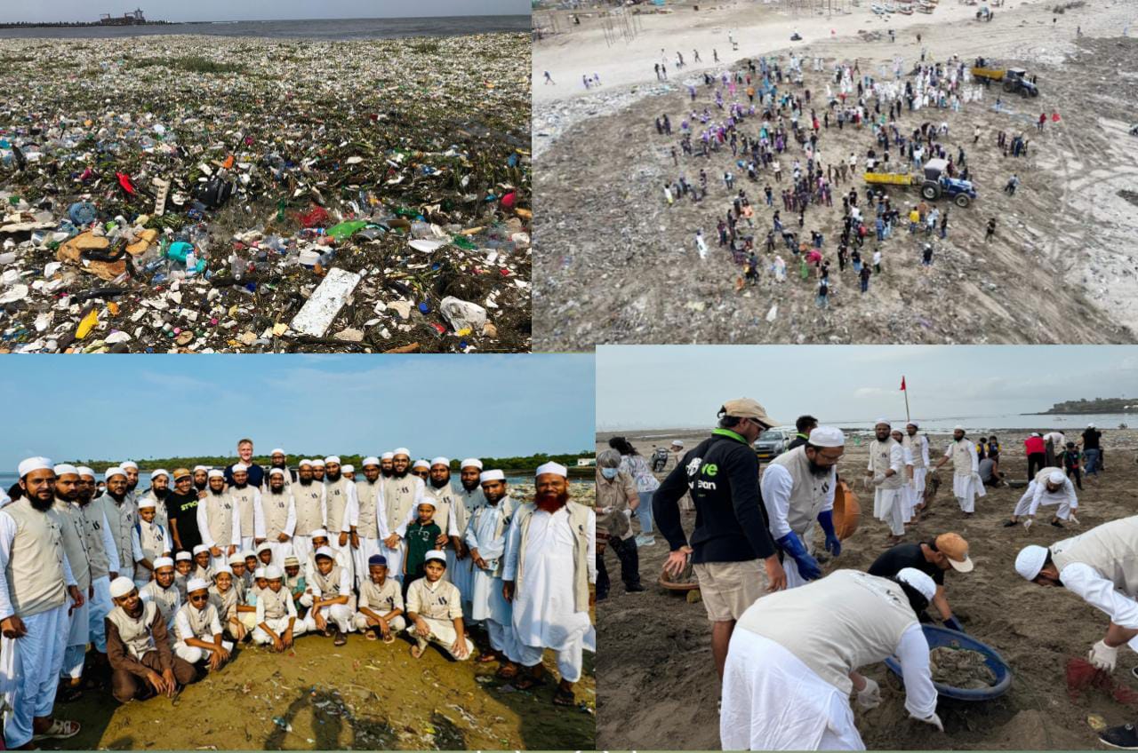 MMERC Students and Teachers Join Versova Beach Cleanup on World Oceans Day