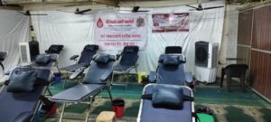 Blood Donation Camp at MMERC, Mumbai under '#ProphetForAll' Campaign