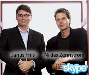 Skype was originally developed by Niklas Zennström and Janus Friis