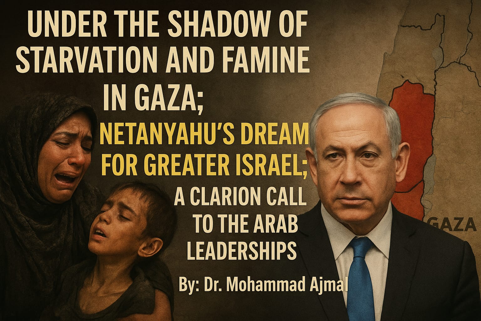 Under the Shadow of Starvation and Famine in Gaza; Netanyahu's Dream for Greater Israel; A Clarion Call to the Arab Leaderships