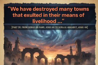 “We have destroyed many towns that exulted in their means of livelihood …”