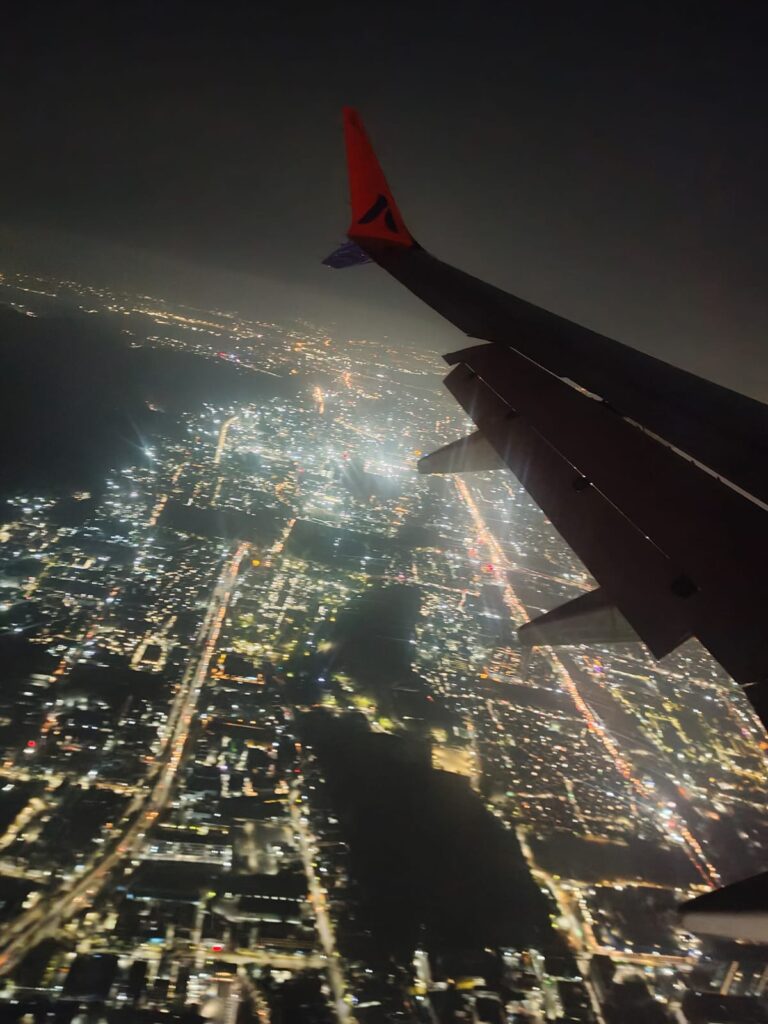 Discussing daughters’ rights, 35000 ft above the ground